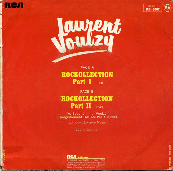 Laurent Voulzy - Rockollection | RCA Victor (PB 8067) - 2