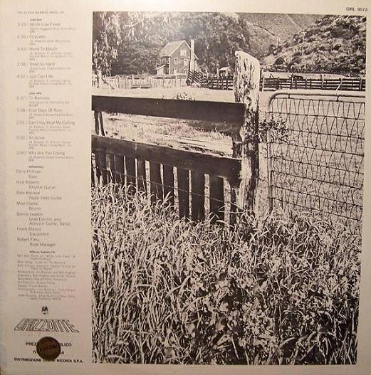 The Flying Burrito Bros - The Flying Burrito Bros | Ricordi (ORL 8073) - 2