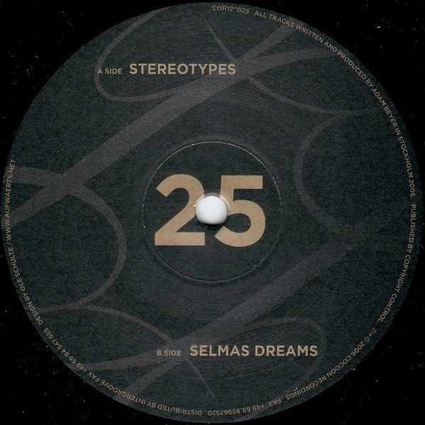 Adam Beyer - Stereotypes | Cocoon Recordings (COR12"025) - 3