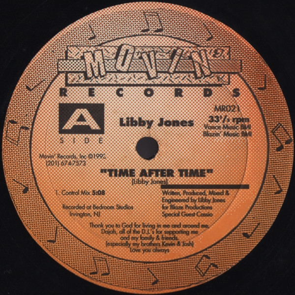 Libby Jones - Time After Time | Movin' Records (MR021) - main