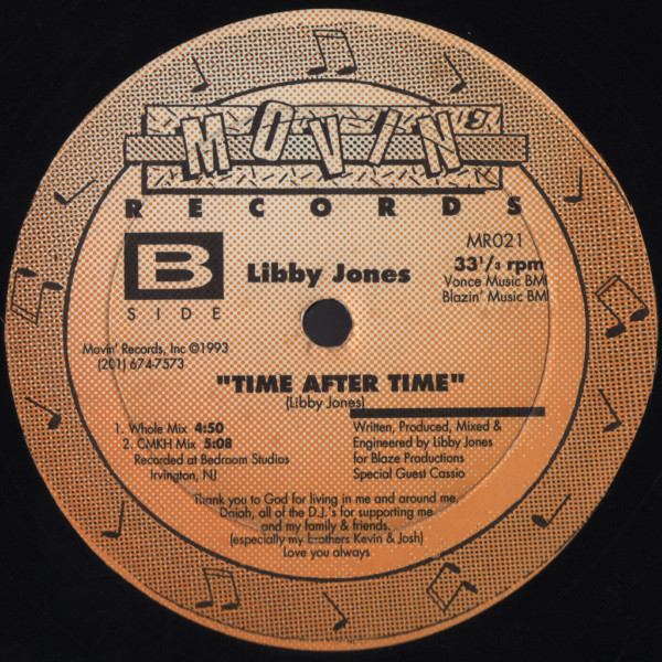 Libby Jones - Time After Time | Movin' Records (MR021) - 2