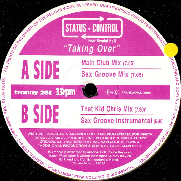 Status Control - Taking Over | Transworld (tranny 26t)