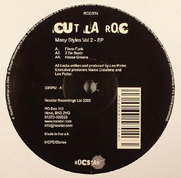 Cut La Roc - Many Styles Vol 2 - EP | Rocstar Recordings (ROCST4)