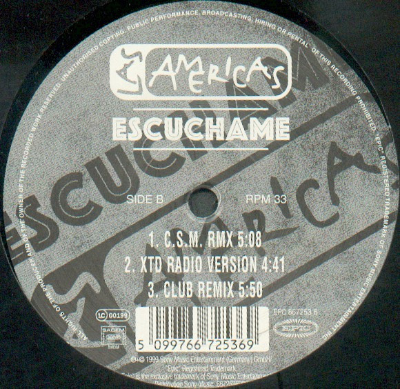 Las Americas - Escuchame | Epic (EPC 667253 6)