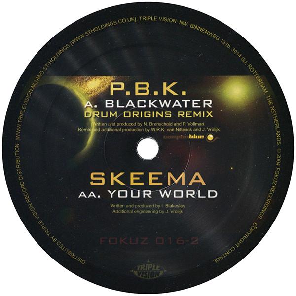 P.B.K. / Skeema - The Illusion Of Space E.P. Plate 2 Of 2 | Fokuz Recordings (FOKUZ 016-2)