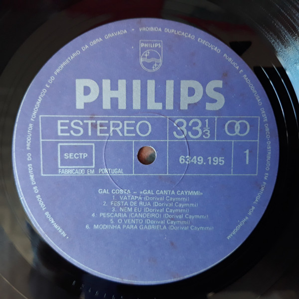 Gal Costa - Gal Canta Caymmi | Philips (6349 195) - 3