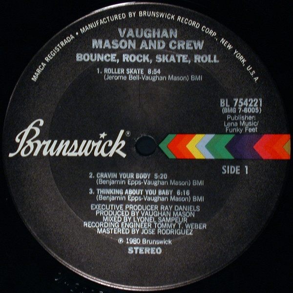 Vaughan Mason & Crew - Bounce, Rock, Skate, Roll | Brunswick (BL 754221) - 3 Vaughan Mason & Crew - Bounce, Rock, Skate, Roll | Brunswick (BL 754221) - 3