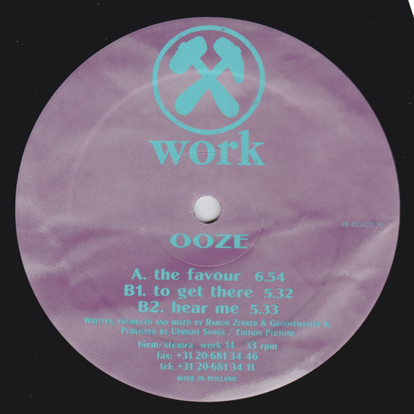 Ooze - The Favour | Work Records (work 14)