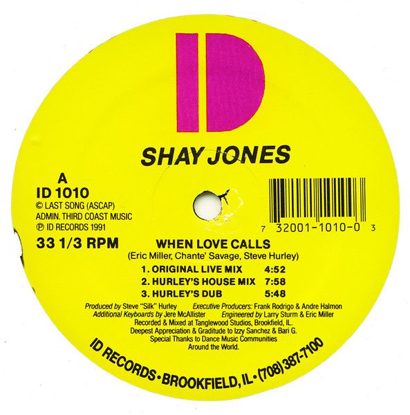 Shay Jones - When Love Calls | ID Records (ID 1010) - 2