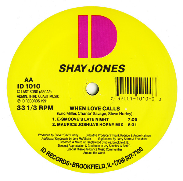 Shay Jones - When Love Calls | ID Records (ID 1010) - main