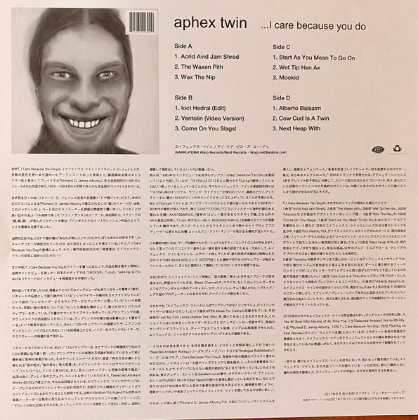 Aphex Twin = Aphex Twin - ...I Care Because You Do = ...アイ・ケア・ベコーズ・ユー・ドゥ | Beat Records (WARPLP30BR) - 4 Aphex Twin = Aphex Twin - ...I Care Because You Do = ...アイ・ケア・ベコーズ・ユー・ドゥ | Beat Records (WARPLP30BR) - 4