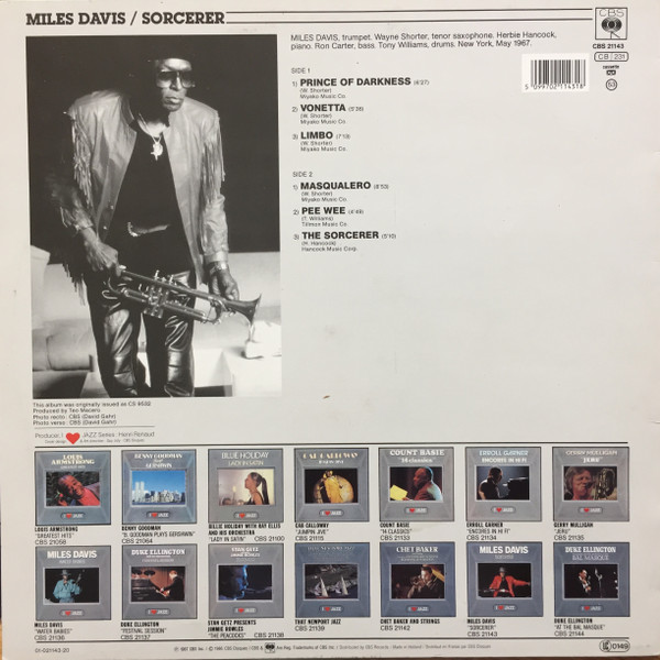 Miles Davis - Sorcerer | CBS (CBS 21143)