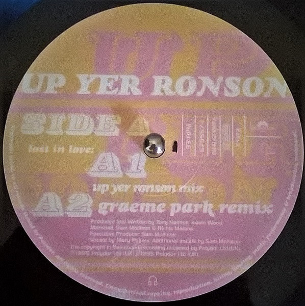 Up Yer Ronson - Lost In Love | Hi Life Recordings (579557-1) - 3