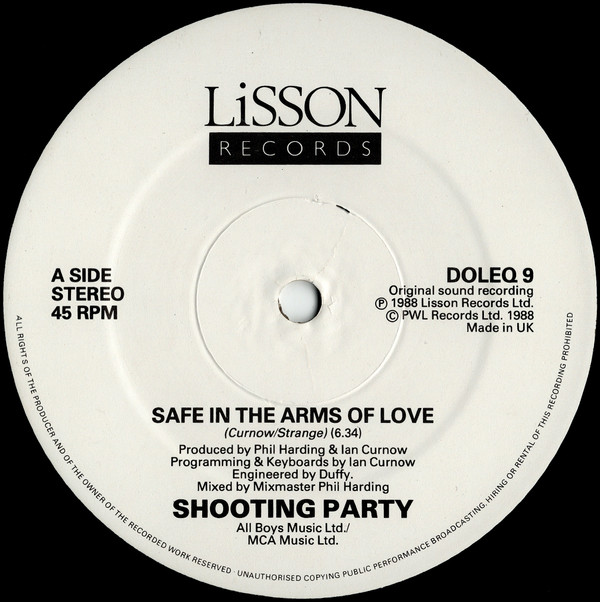 Shooting Party - Safe In The Arms Of Love | Lisson Records (DOLEQ 9) Shooting Party - Safe In The Arms Of Love | Lisson Records (DOLEQ 9)