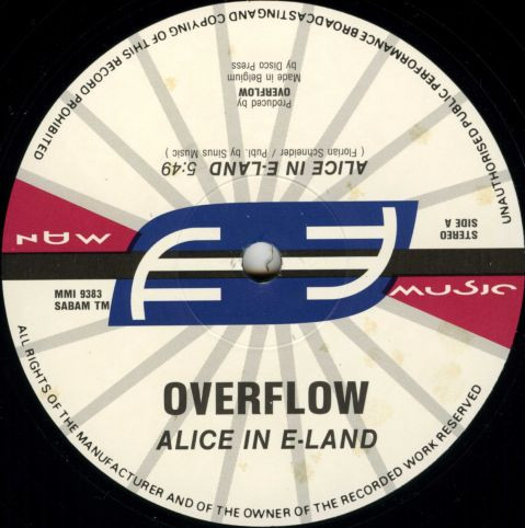 Overflow - Alice In E-Land | Music Man Records (MMI 9383) - 3