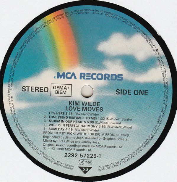 Kim Wilde - Love Moves | MCA Records (2292-57225-1) - 3 Kim Wilde - Love Moves | MCA Records (2292-57225-1) - 3