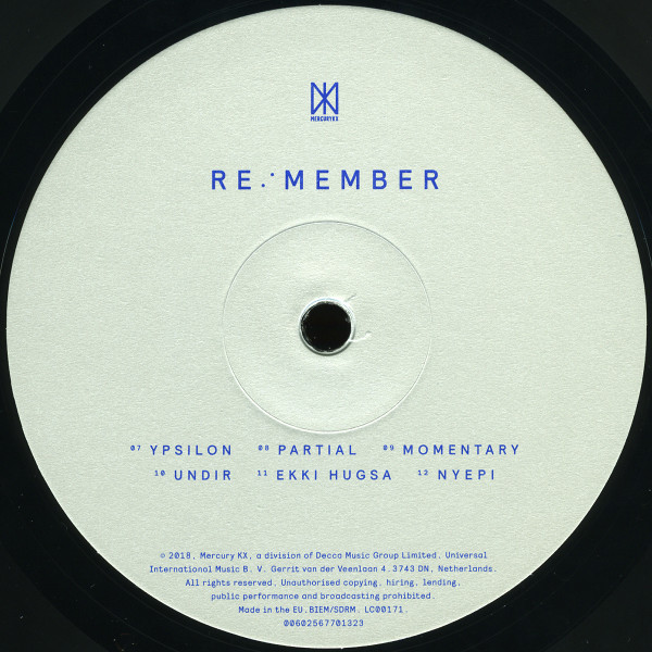 Ólafur Arnalds - Re:member | Mercury KX (00602567701323)