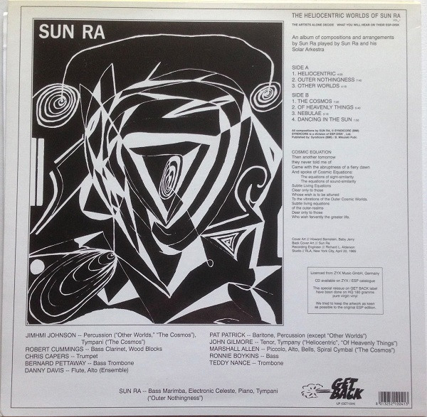 Sun Ra - The Heliocentric Worlds Of Sun Ra, Vol. 1 | Get Back (GET 1004) - 2 Sun Ra - The Heliocentric Worlds Of Sun Ra, Vol. 1 | Get Back (GET 1004) - 2