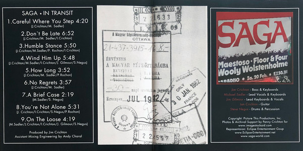 Saga - In Transit | Steamhammer (SPV 076-7466A CD-E) - 4