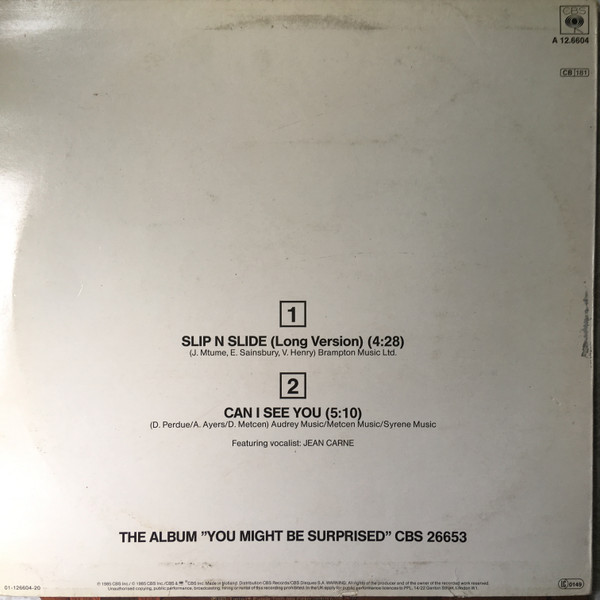 Roy Ayers - Slip 'N' Slide / Can I See You | CBS (CBSA 12.6604) - 2 Roy Ayers - Slip 'N' Slide / Can I See You | CBS (CBSA 12.6604) - 2