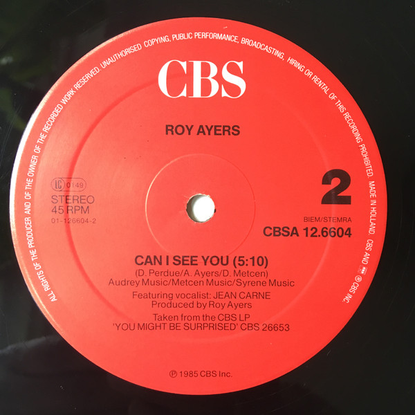 Roy Ayers - Slip 'N' Slide / Can I See You | CBS (CBSA 12.6604) - 4 Roy Ayers - Slip 'N' Slide / Can I See You | CBS (CBSA 12.6604) - 4