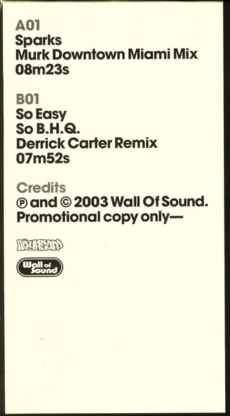 Röyksopp - Sparks | Wall Of Sound (WALLT084PR) - 4