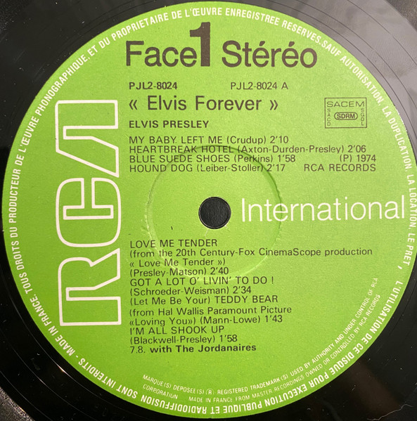 Elvis Presley - Elvis Forever (32 Hits And The Story Of A King) (2LP) [Vinyl] | RCA International (PJL 2-8024) - 3