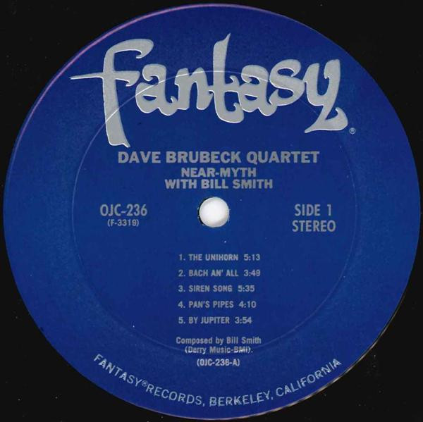 The Dave Brubeck Quartet - Near-Myth | Original Jazz Classics (OJC-236) - 3 The Dave Brubeck Quartet - Near-Myth | Original Jazz Classics (OJC-236) - 3