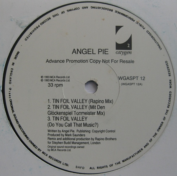 Angelpie - Tin Foil Alley | Oxygen (WGASPT 12)