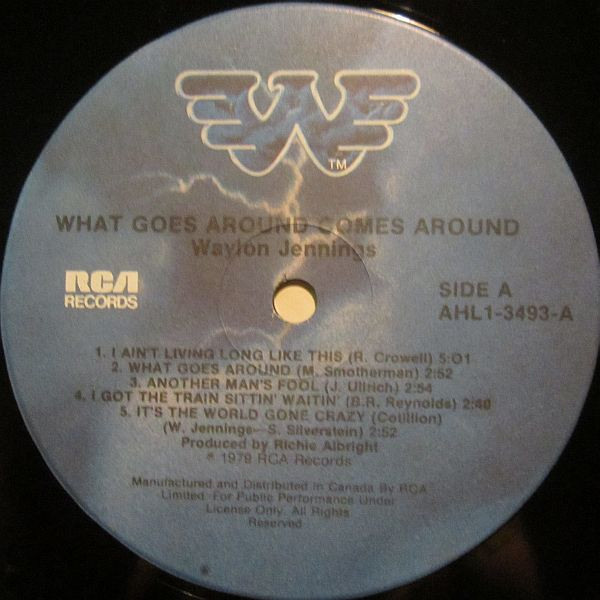 Waylon Jennings - What Goes Around Comes Around | RCA Victor (AHL1-3493) - 3