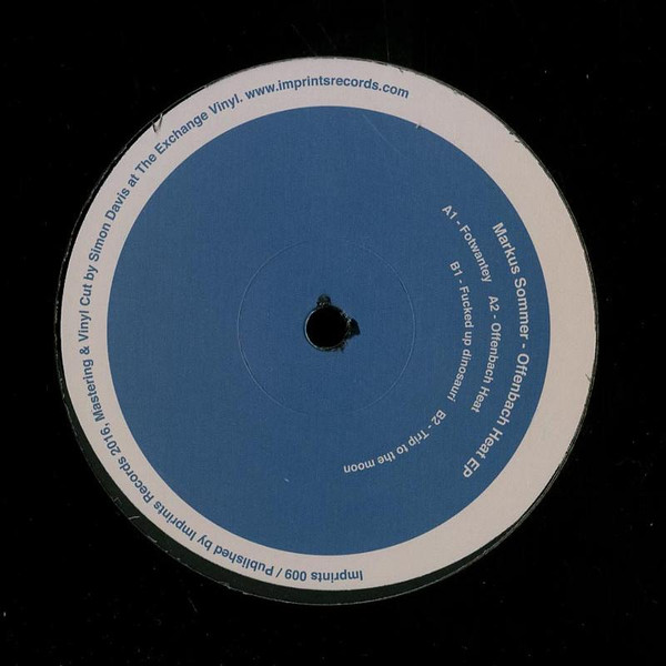 Markus Sommer - Offenbach Heat EP | Imprints Records (Imprints 009) - main