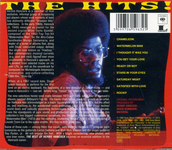 Herbie Hancock - The Best Of Herbie Hancock - The Hits! | Columbia (CK 65963) - 2 Herbie Hancock - The Best Of Herbie Hancock - The Hits! | Columbia (CK 65963) - 2