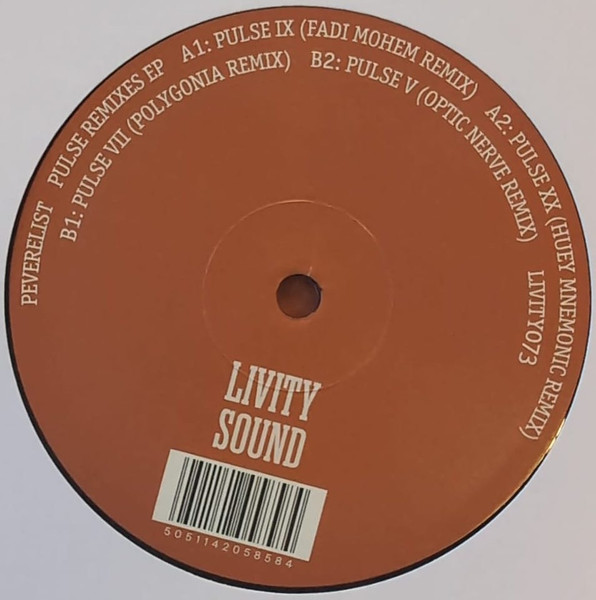 Peverelist - Pulse Remixes | Livity Sound (LIVITY073) - main