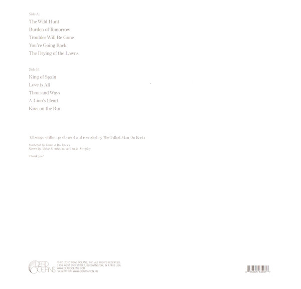 The Tallest Man On Earth - The Wild Hunt | Dead Oceans (DOC040)