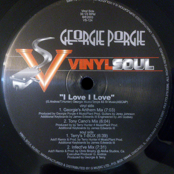 Georgie Porgie - I Love I Love | Vinyl Soul (VS-124)