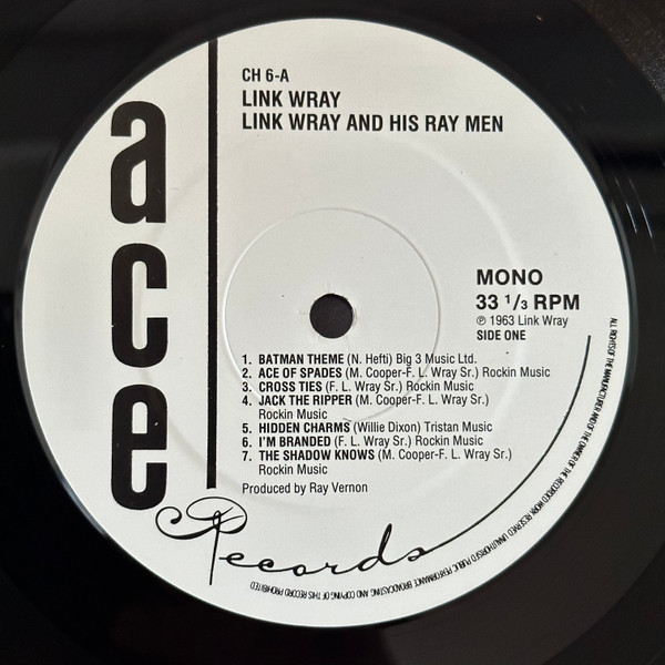 Link Wray - Early Recordings | Ace (ACE CH6) - 2