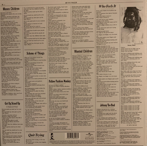 Bunny Wailer - Protest | Music On Vinyl (MOVLP2334) - 3