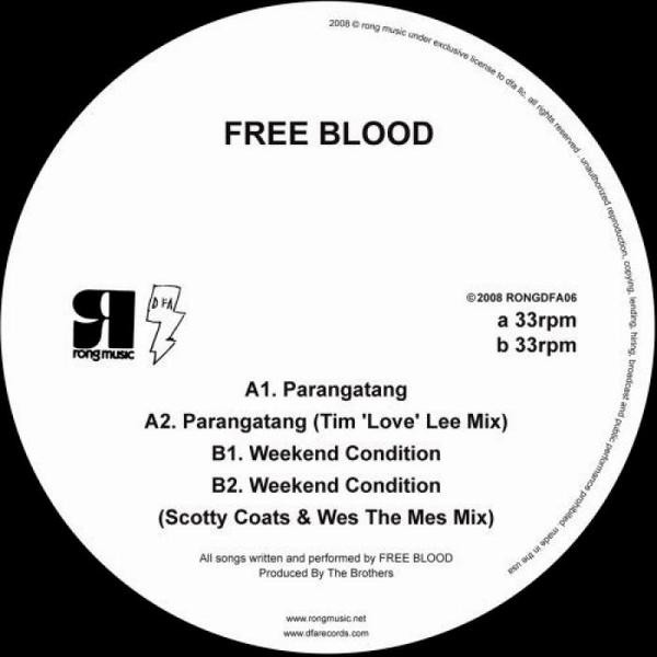 Free Blood - Parangatang / Weekend Condition | Rong Music (RONGDFA06)