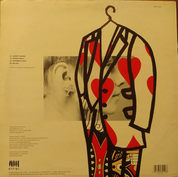 The Blue Aeroplanes - Jacket Hangs | Ensign (ENYX 628) - 2 The Blue Aeroplanes - Jacket Hangs | Ensign (ENYX 628) - 2