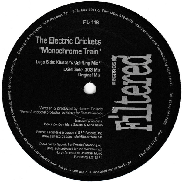 The Electric Crickets - Monochrome Train | Filtered Records (FIL-118)