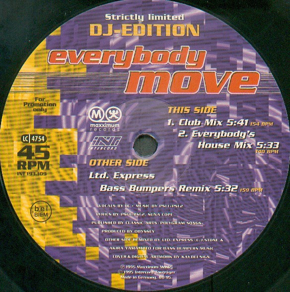 Odyssey - Everybody Move | Maxximum Records (INT 193.109) - 2