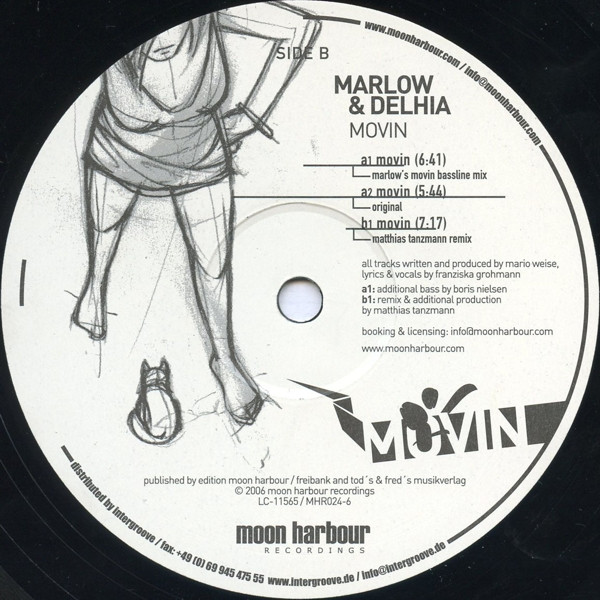 Marlow & Delhia - Movin | Moon Harbour Recordings (MHR024-6) - 4