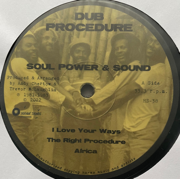 Soul Power & Sound meets Al Breadwinner - In Dub Procedure | Hornin' Sounds (HS-38)