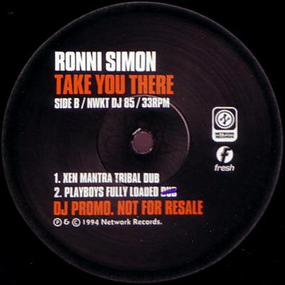 Ronni Simon - Take You There | Network Records (NWKT 85 DJ)
