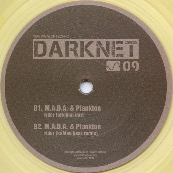 M.A.D.A. & Plankton - Hellvenum / Rider | Darknet (DARKNET 09) - 2