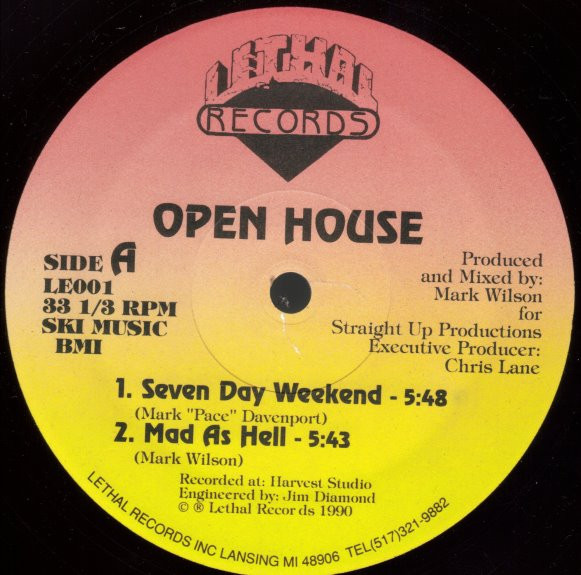 Open House - Seven Day Weekend | Lethal Records (LE001)
