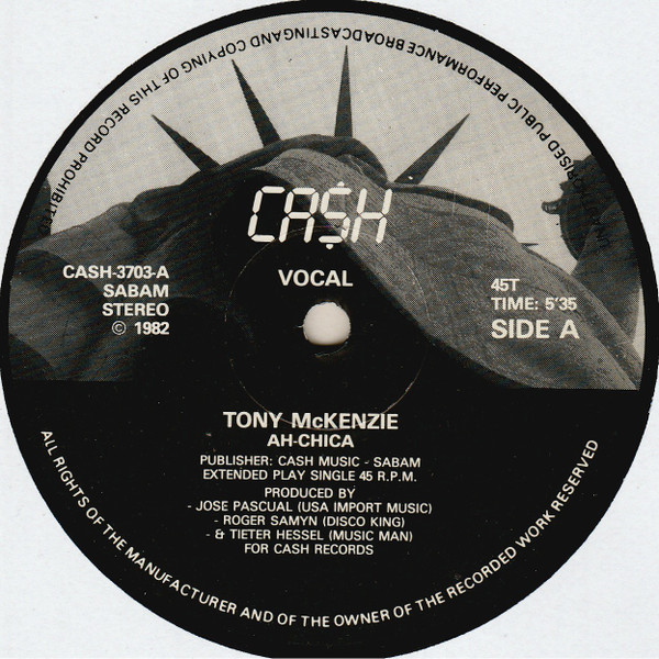 Tony McKenzie - Ah-Chica | Ca$h Records (CASH-3703) - 2 Tony McKenzie - Ah-Chica | Ca$h Records (CASH-3703) - 2