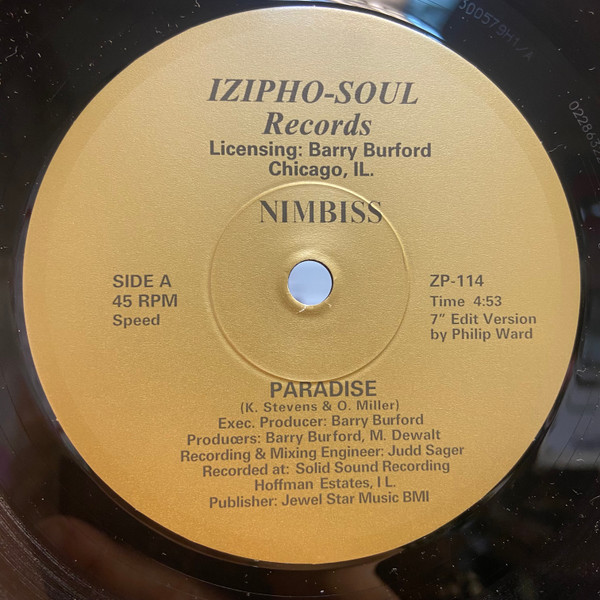 Nimbiss - Paradise / You And I | Izipho Soul (ZP-114) - 2