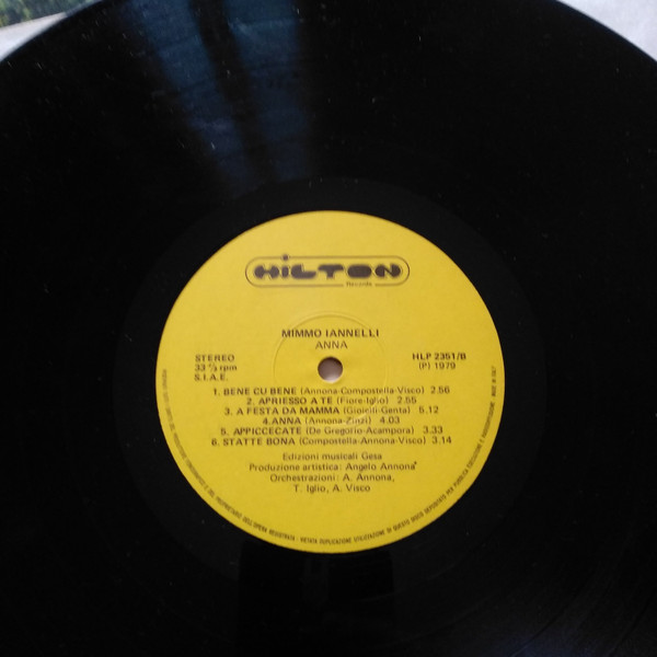 Mimmo Iannelli - Anna | Hilton Records (HLP 2351) - 3