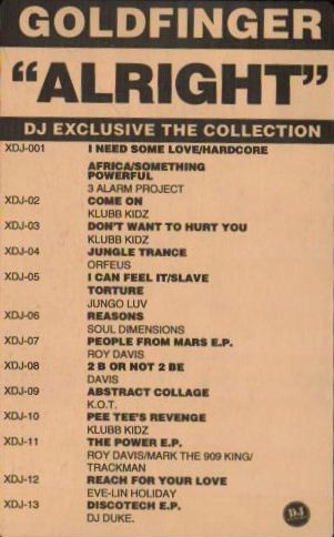 Goldfinger - Alright | DJ Exclusive (XDJ-014)